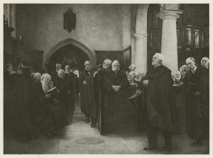 Die Kapelle der Charterhouse von Hubert von Herkomer