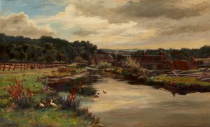 Die Mühl-Lade, Glen Farg bei Aberfeldy von Hugh Allan