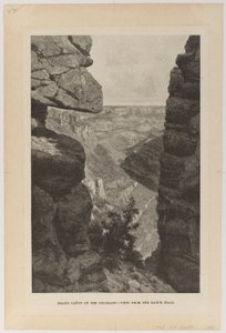 Grand Canyon des Colorado, Blick vom Hance Trail von Hugh Bolton Jones