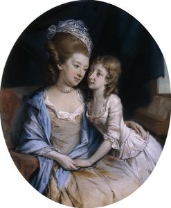 Porträt einer Mutter und eines Kindes von Hugh Douglas Hamilton
