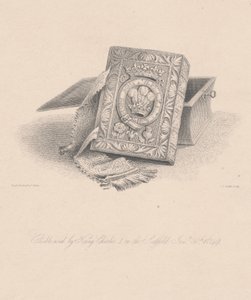 Bibel, die von König Karl I. auf dem Schafott am 30. Januar 1649 benutzt wurde