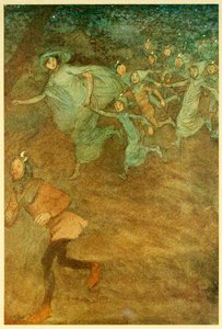 Sir Hugh Evans, Anne Page und andere treten auf, aus Die lustigen Weiber von Windsor, 1910