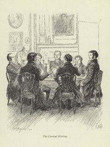 Illustration für Amos Barton von George Eliot von Hugh Thomson