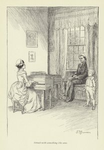 Illustration für Mr. Gilfils Liebesgeschichte von George Eliot von Hugh Thomson