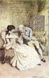 Illustration für Mr. Gilfils Liebesgeschichte von George Eliot von Hugh Thomson
