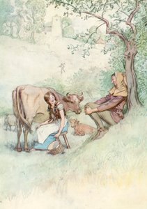 Illustration zu Shakespeares Wie es euch gefällt von Hugh Thomson