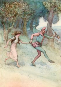 Illustration zu Shakespeares Wie es euch gefällt von Hugh Thomson