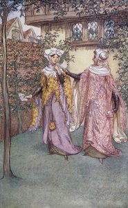 Illustration für Die Lustigen Weiber von Windsor von Hugh Thomson