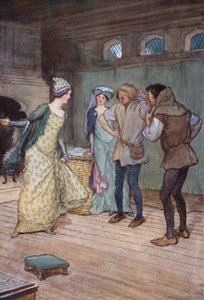 Illustration für Die Lustigen Weiber von Windsor von Hugh Thomson