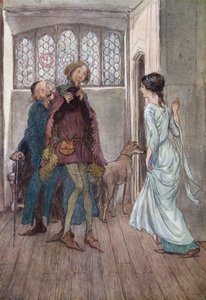 Illustration für Die Lustigen Weiber von Windsor von Hugh Thomson