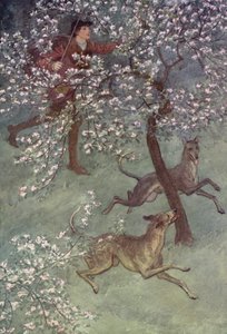 Illustration für Die lustigen Weiber von Windsor von Hugh Thomson