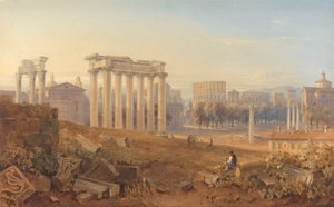 Ansicht des Forums in Rom von Hugh William Grecian Williams