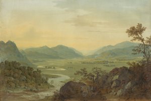 Carne River von Loudoun Castle, Ayrshire, 1804