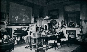 Das private Wohnzimmer der Königin in Osborne