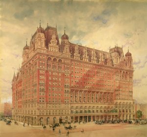 Das Waldorf Astoria Hotel, 1896 von Hughson Frederick Hawley