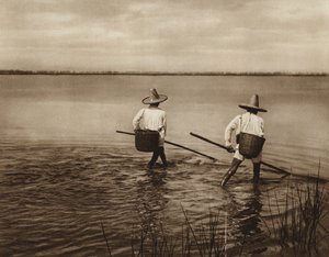 Mexiko: Fischer am Chapala-See von Hugo Brehme