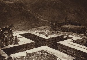 Mexiko: Unterirdischer Kreuzgang, Guiaroo von Hugo Brehme