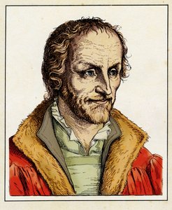 Philipp Melanchthon - Filippo MELANTONE (1497-1560), 1854 (Gravur) von Hugo Bürkner