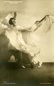 Elsa und Berta Wiesenthal / Fotopostkarte