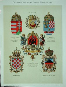 Wappen aus dem Österreichisch-Ungarischen Reich, aus 
