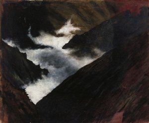 Bergbach im Kaukasus von Hugo Simberg