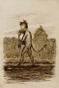 Armer Teufel und die Zwillinge von Hugo Simberg