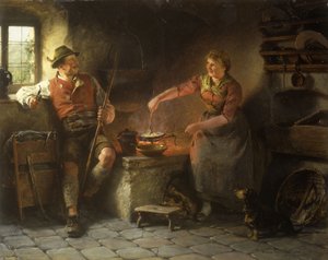 In der Küche, 1901