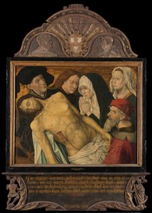 Zentrales Panel eines Gedenk-Triptychons, ehemals Gertz-Gedenk-Triptychon genannt, mit der Beweinung
