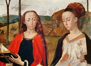 Heilige Margarete und Heilige Maria Magdalena (Detail) aus dem Portinari-Altar