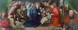 Die Anbetung der Hirten von Hugo van der Goes (1440-1482)