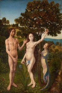 Der Sündenfall und die Klage von Hugo van der Goes