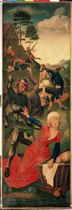 Triptychon der Anbetung der Könige: (das Massaker der Unschuldigen) (rechter Flügel) von Hugo van der Goes