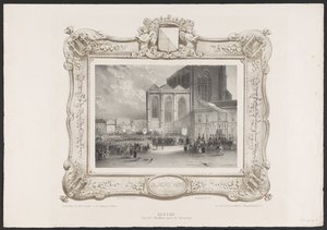 Umzug vom Rathaus zum Akademiegebäude, 1836