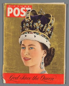 Exemplar der Sonderausgabe der Picture Post zur Krönung von Königin Elizabeth II., 13. Juni 1953