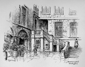 Brewers Hall Innenhof, 1890