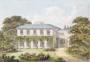 Entwurf für die Südfront eines Hauses am Clapham Common für William Holme von Humphry Repton