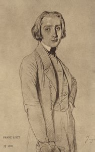 Porträt von Franz Liszt von Hungarian School