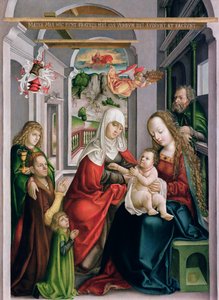 St. Anna mit der Jungfrau und dem Kind, Eperjes, ca. 1520 von Hungarian School