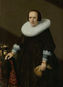 Porträt von Geertruyd Reael, Ehefrau von Philips Denijs von Huygh Pietersz Voskuyl