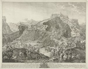 Angriff auf die Bergfestung Colle dell