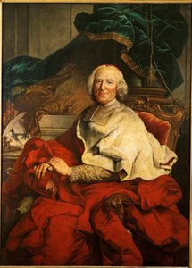 Kardinal Andre-Hercule de Fleury, Premierminister von König Ludwig XV von Hyacinthe (studio of) Rigaud