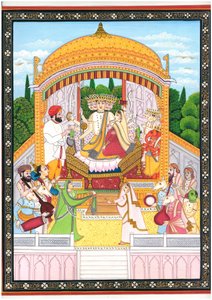 Brahma Saraswati Göttliche Zeremonie von IMAGINEERS STUDIO
