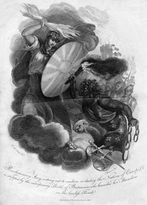 Revolutionäre Wut, die sich aufmacht, die Nationen Europas zu versklaven oder zu zerstören, 1816