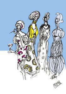 Eleganter Damenparty-Stil