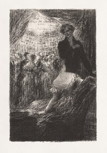 Hector Berlioz, sein Leben und seine Werke: Symphonie Fantastique-- Ein Ball von Ignace Henri Jean Fantin Latour