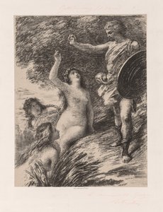 Siegfried und die Töchter des Rheins, ca. 1880 von Ignace Henri Jean Fantin Latour