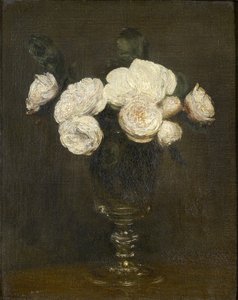 Stillleben mit Malmaison-Rosen, 19. Jahrhundert