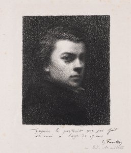 Der Künstler mit 17 Jahren, 1892