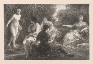 Die Badenden, 1896 von Ignace Henri Jean Fantin Latour
