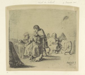 Heilung des blinden Tobias von Ignace Joseph de Claussin